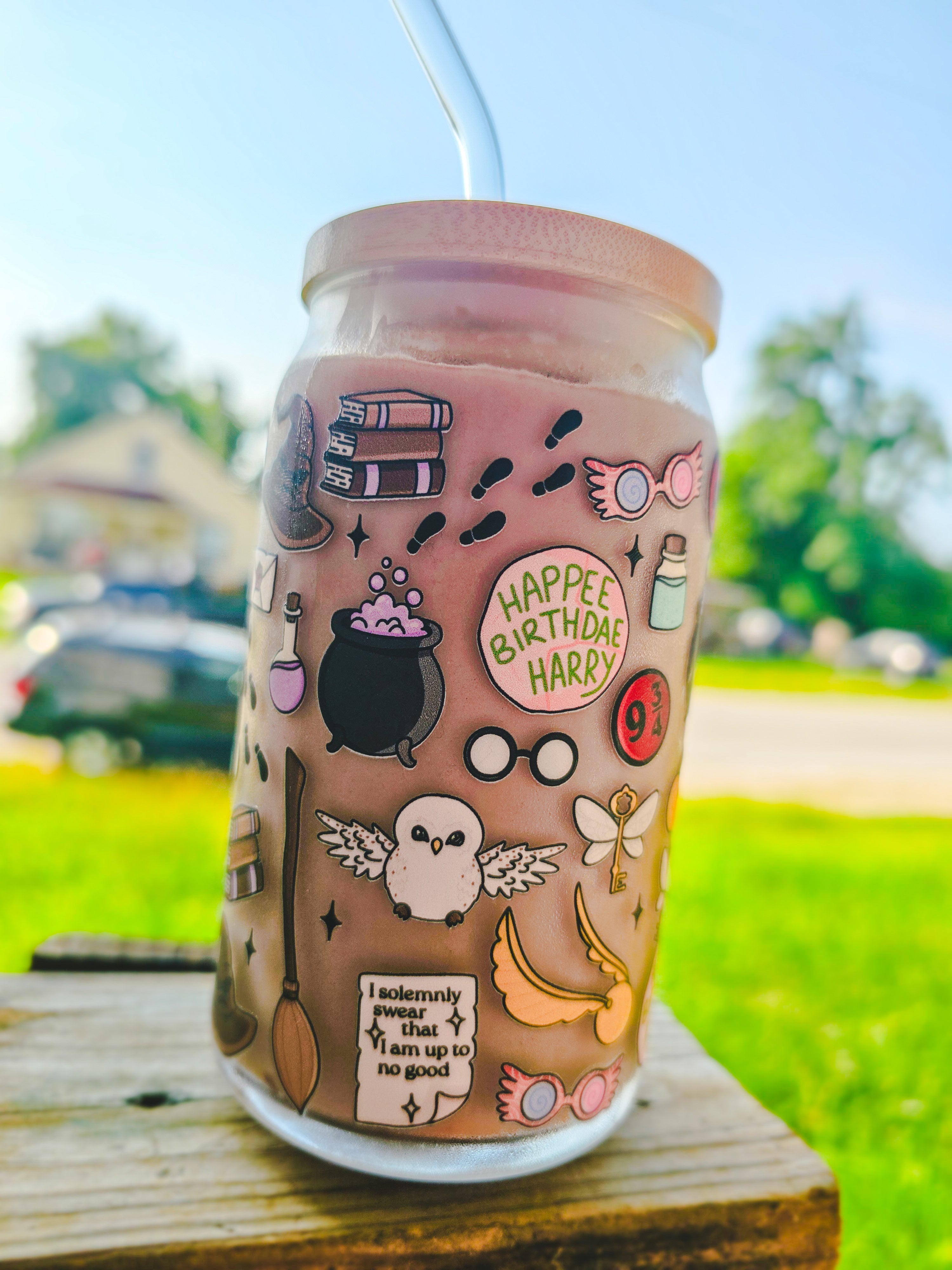 Harry Pawter Doodles / 16oz 🦉