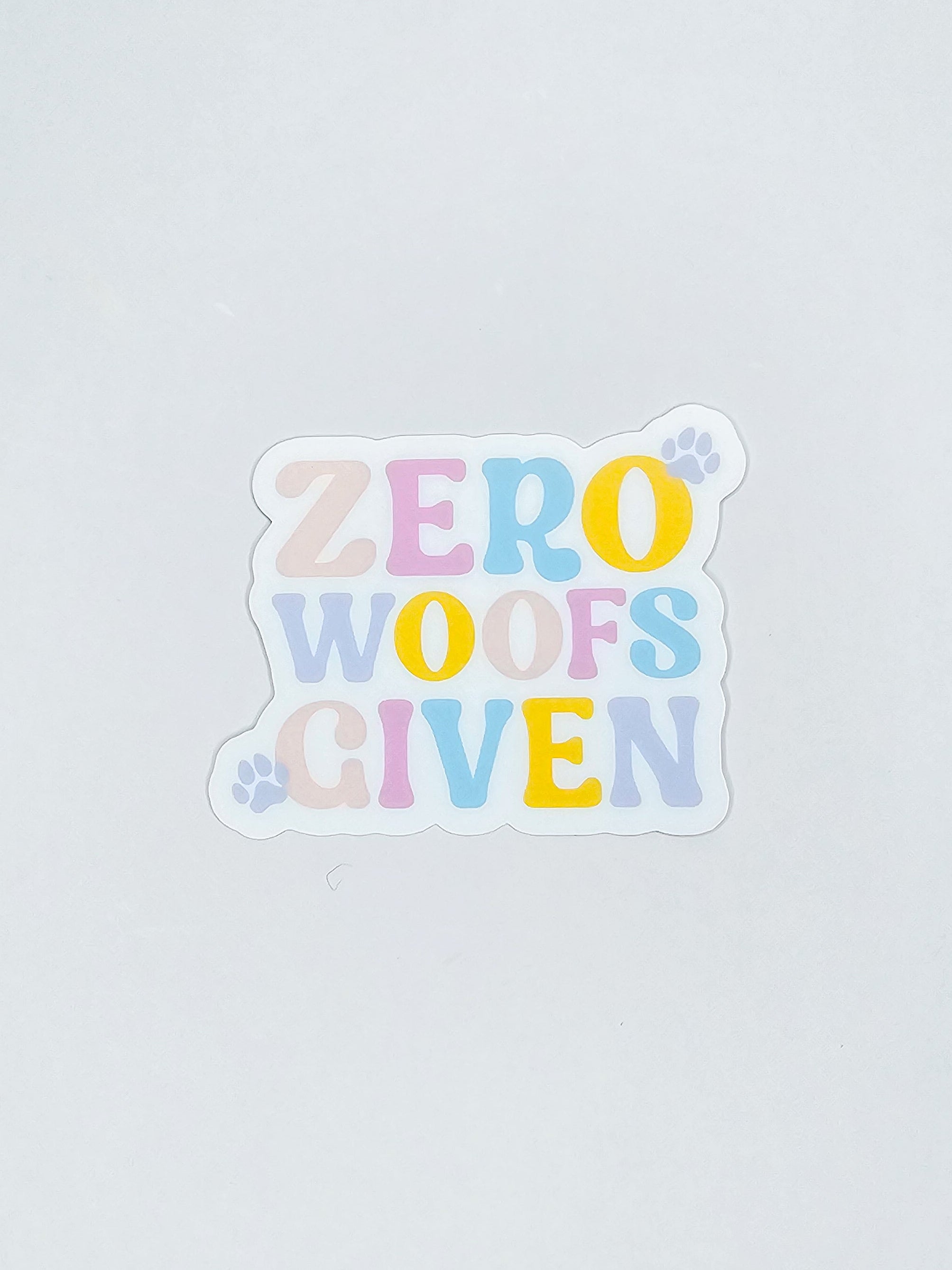 Zero Woofs Given 🐶