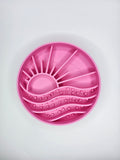 The Ocean Waves Slow Feeder / Pink 🌊