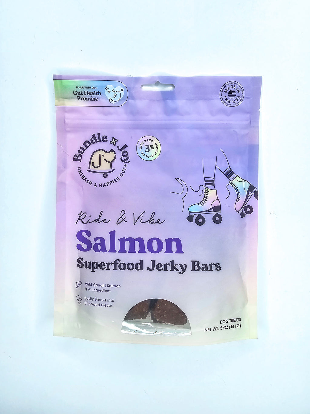 Ride and Vibe Wild-Caught Salmon Jerky Bars 🐟
