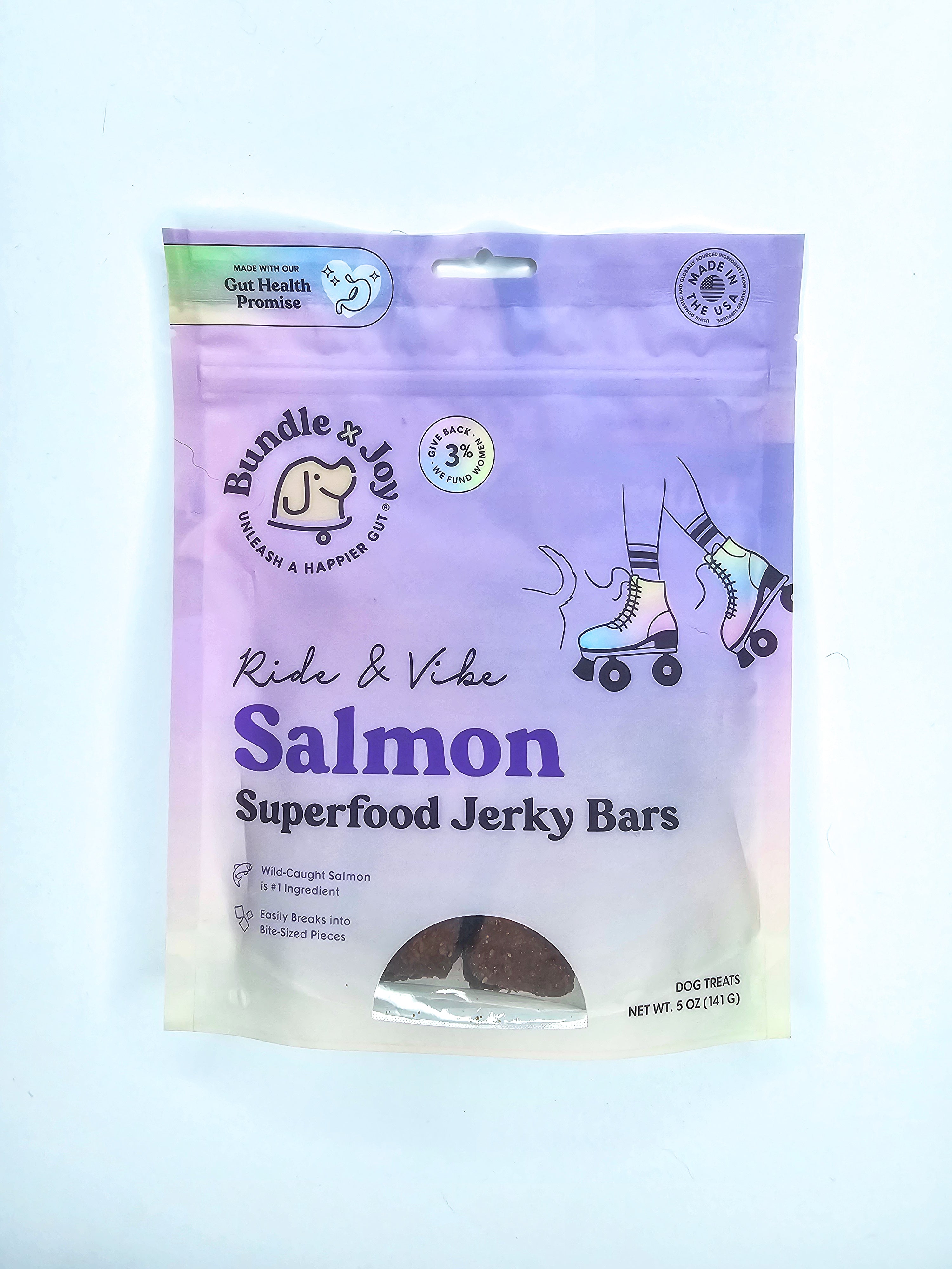 Ride and Vibe Wild-Caught Salmon Jerky Bars 🐟